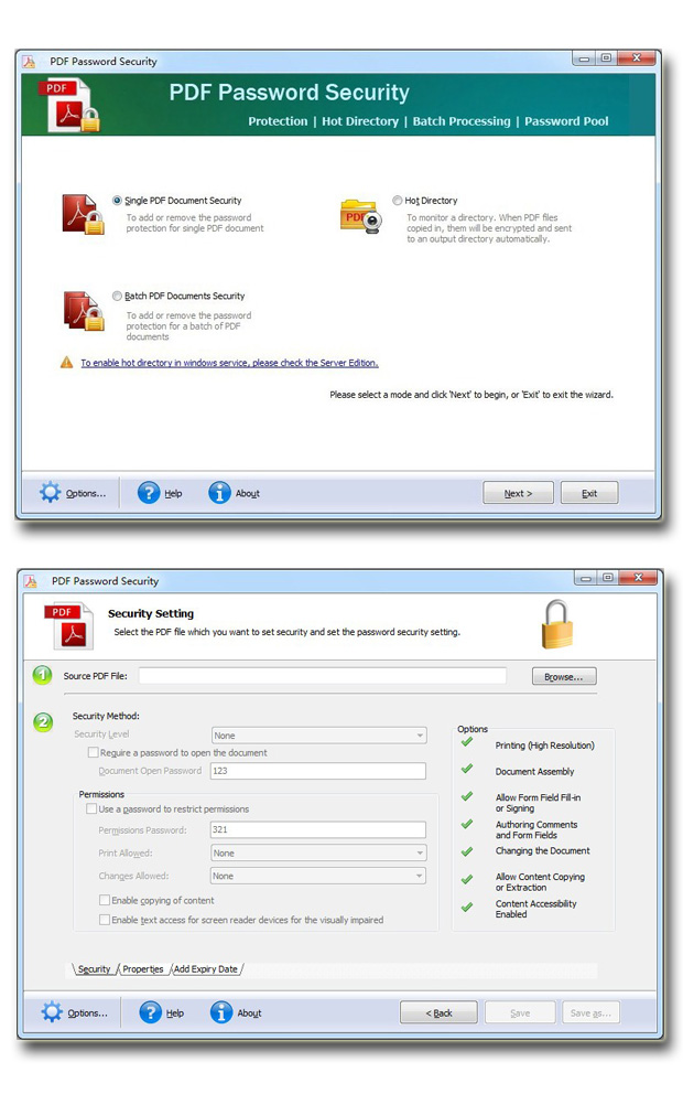 Easy PDF Password Security 1.5 full