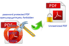 Powerful functions for Easy PDF Restrictions Remover