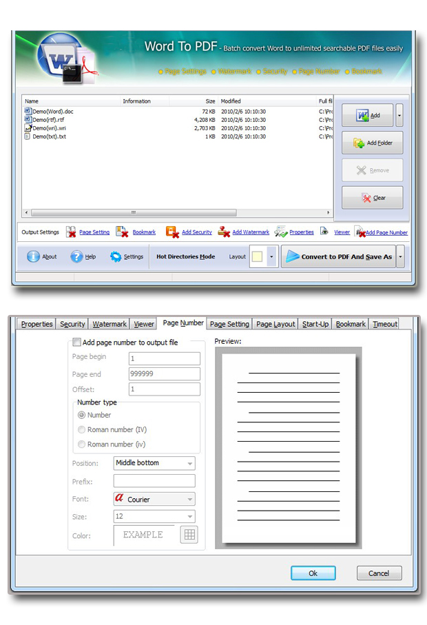 Windows 8 Easy Word to PDF full