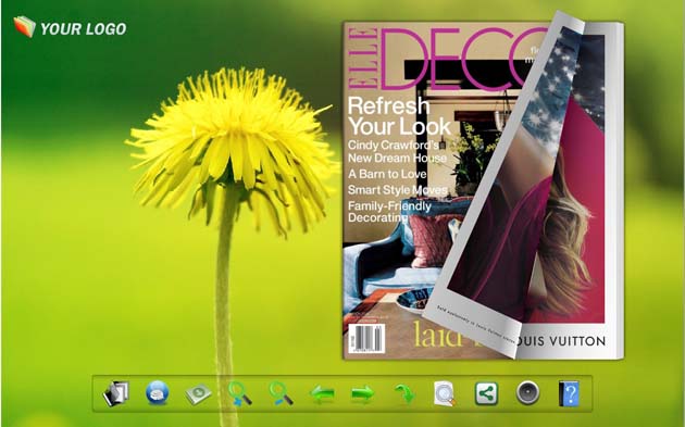 Windows 7 Easy PDF Tools Themes for Green Yellow Flowers 1.0 full